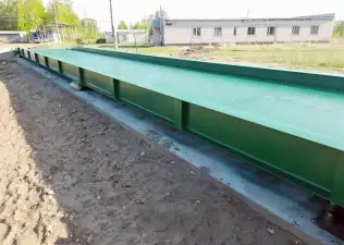 Новые автомобильные весы на Заводе растительных ма...