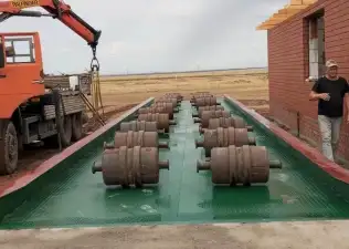 Строительство автомобильных весов для Ростовского...