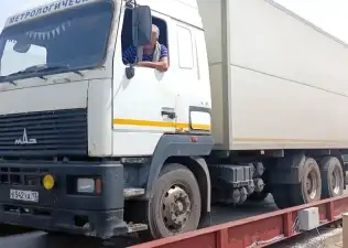 Строительство автомобильных весов для Мордовского...