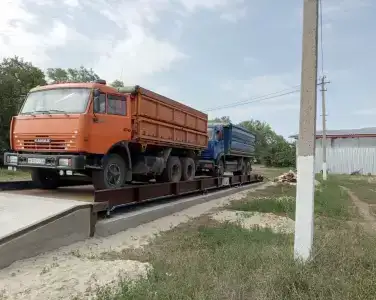 Взвешивания урожая 2022 на автомобильных весах АСП