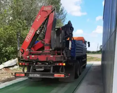 Современные автомобильные весы для Тульского аграр...