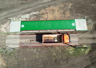 Автомобильные весы «АСП» 16 метров на поверхности