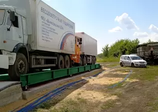 Автомобильные весы «АСП» 20 метров на поверхности